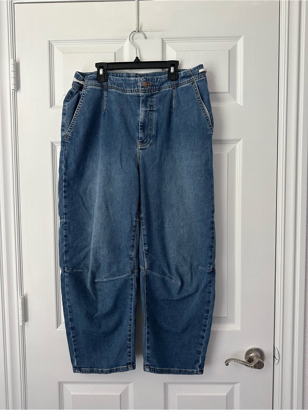 Anthropologie x Pilero Drawstring Barrel Jeans Size 10